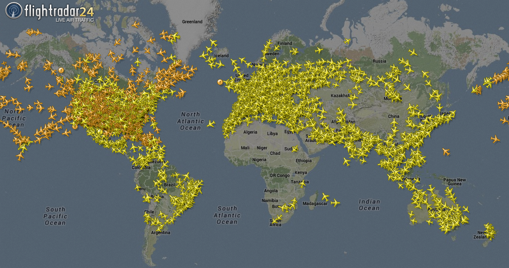 flight radar 24 live tracker